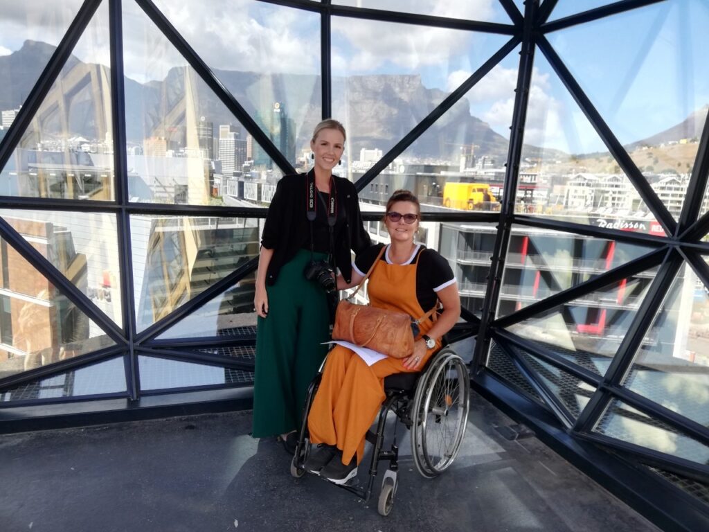 Disabled mom and daughter