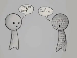 Illustration of I'm Fine